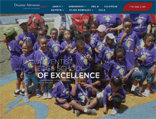 Tablet Screenshot of dajaschool.org